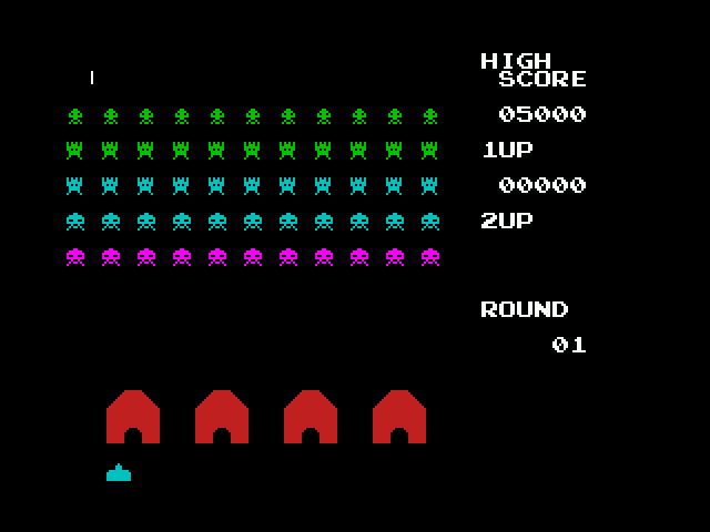 Space Invaders [Falcon030] atari screenshot